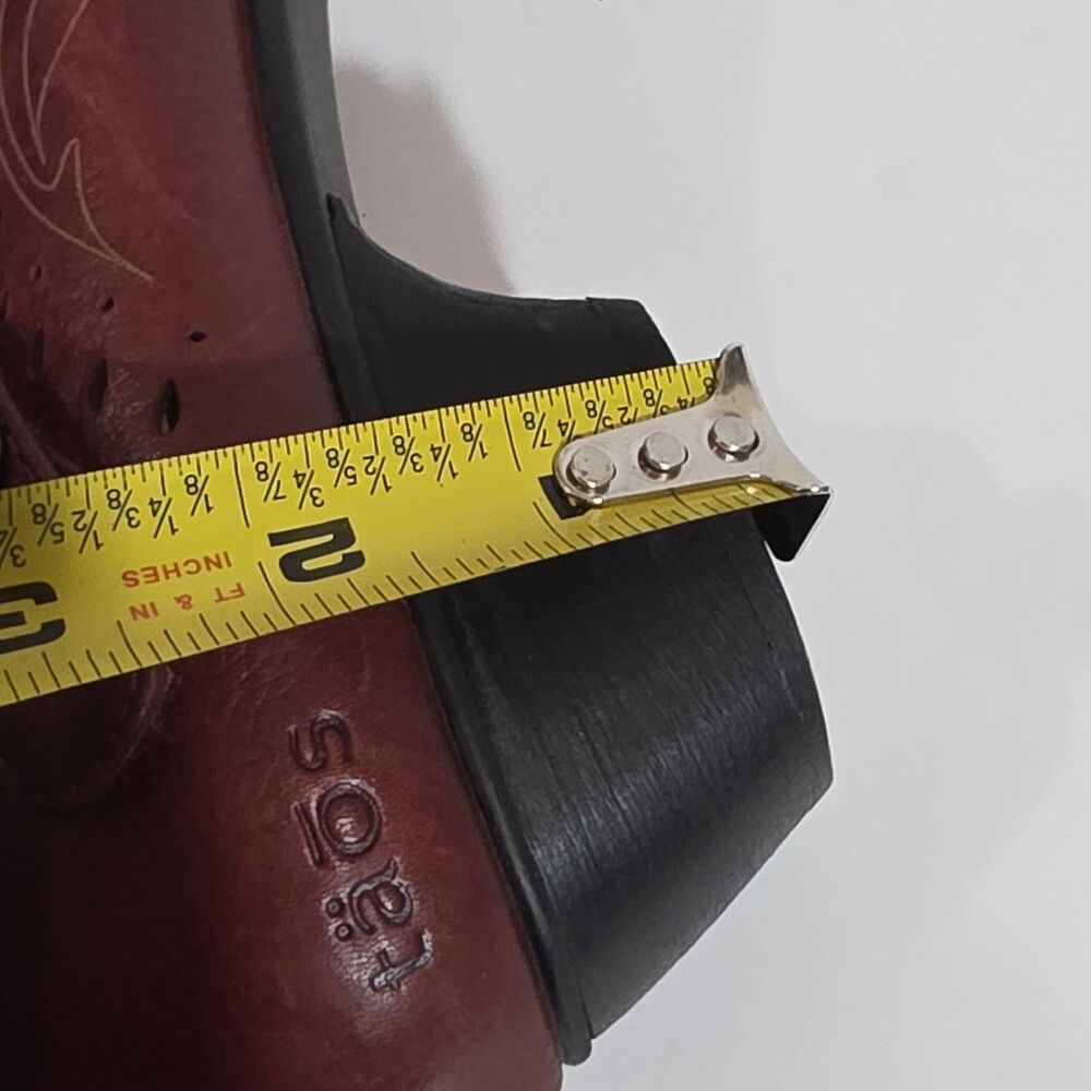 Taos Mary Jane Shoes Sz 10 Red - Picture 10 of 12